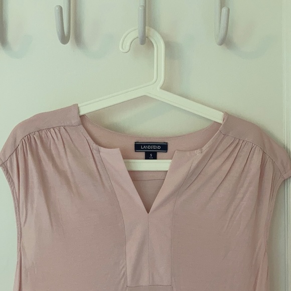 Lands End Split-neck summer top - Picture 3 of 4